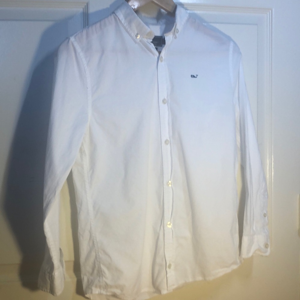 Vineyard vines boys button down shirt medium 12-14